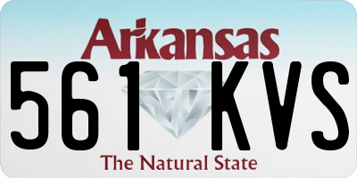 AR license plate 561KVS