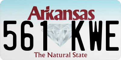 AR license plate 561KWE