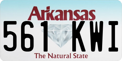 AR license plate 561KWI