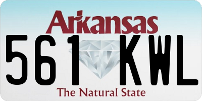 AR license plate 561KWL
