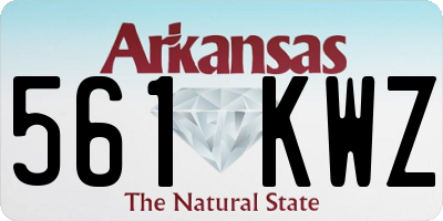 AR license plate 561KWZ