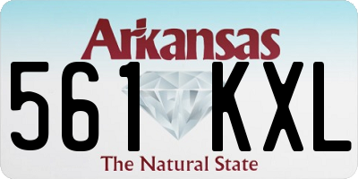 AR license plate 561KXL