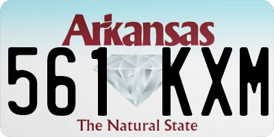 AR license plate 561KXM