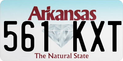 AR license plate 561KXT