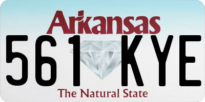 AR license plate 561KYE