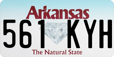 AR license plate 561KYH