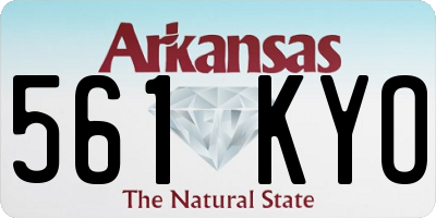 AR license plate 561KYO