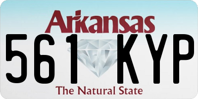 AR license plate 561KYP