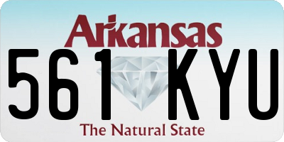 AR license plate 561KYU