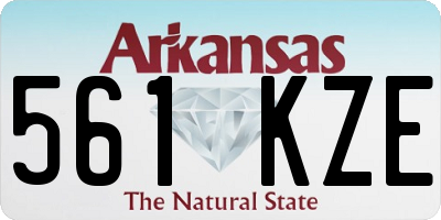 AR license plate 561KZE