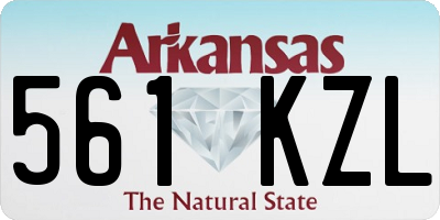 AR license plate 561KZL