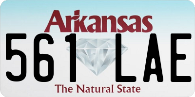 AR license plate 561LAE