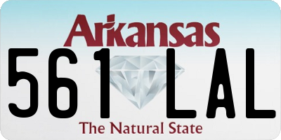 AR license plate 561LAL