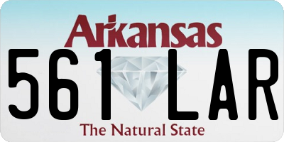 AR license plate 561LAR