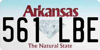 AR license plate 561LBE