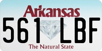 AR license plate 561LBF