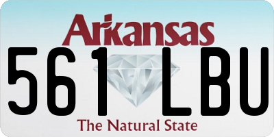 AR license plate 561LBU