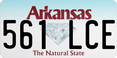 AR license plate 561LCE