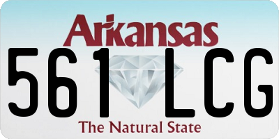 AR license plate 561LCG