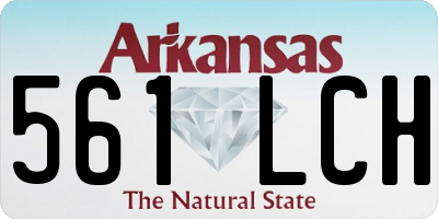 AR license plate 561LCH
