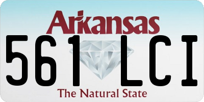 AR license plate 561LCI