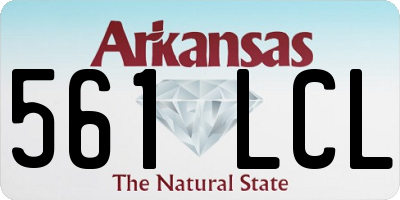 AR license plate 561LCL