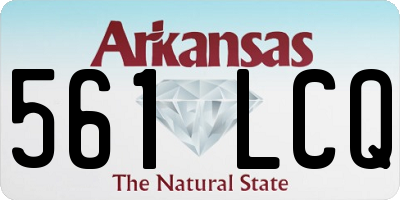 AR license plate 561LCQ