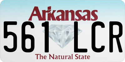 AR license plate 561LCR