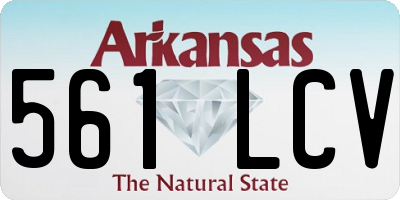 AR license plate 561LCV
