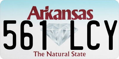 AR license plate 561LCY