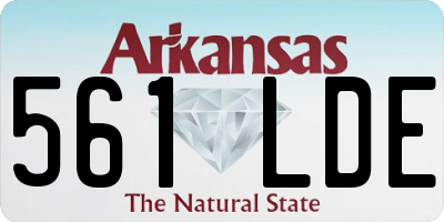 AR license plate 561LDE