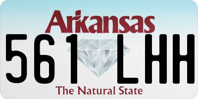AR license plate 561LHH