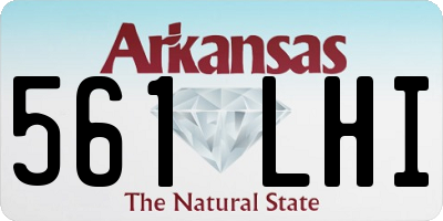 AR license plate 561LHI