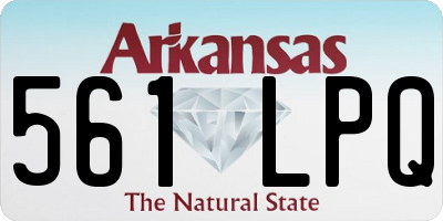 AR license plate 561LPQ