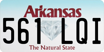 AR license plate 561LQI