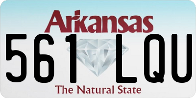 AR license plate 561LQU