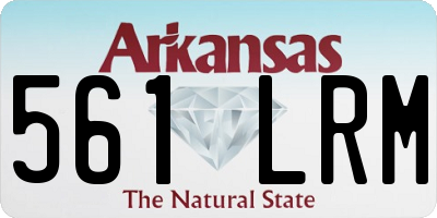 AR license plate 561LRM