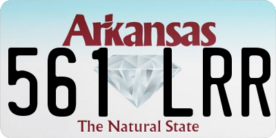 AR license plate 561LRR