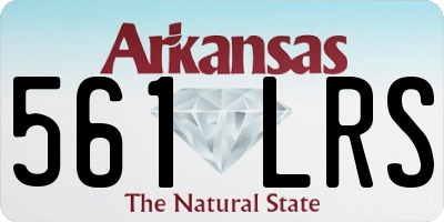 AR license plate 561LRS