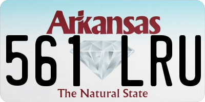 AR license plate 561LRU