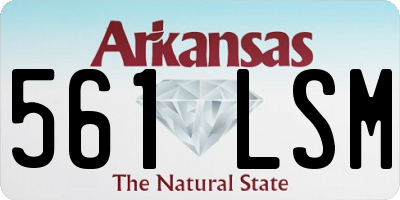 AR license plate 561LSM