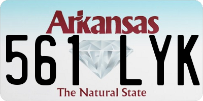 AR license plate 561LYK