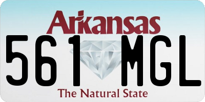 AR license plate 561MGL