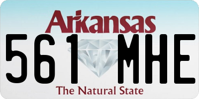 AR license plate 561MHE