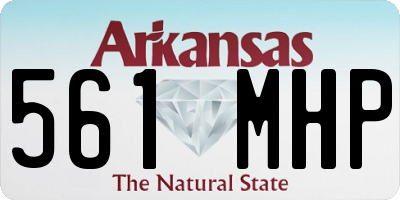AR license plate 561MHP