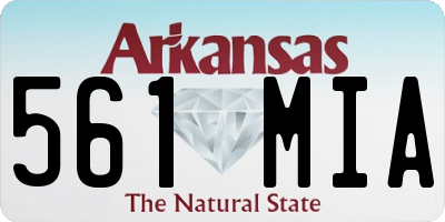 AR license plate 561MIA