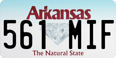 AR license plate 561MIF