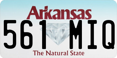 AR license plate 561MIQ