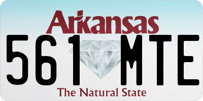 AR license plate 561MTE