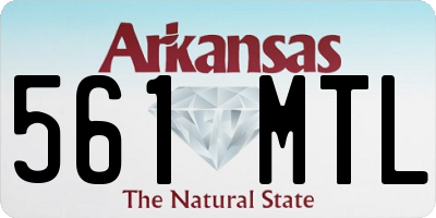 AR license plate 561MTL